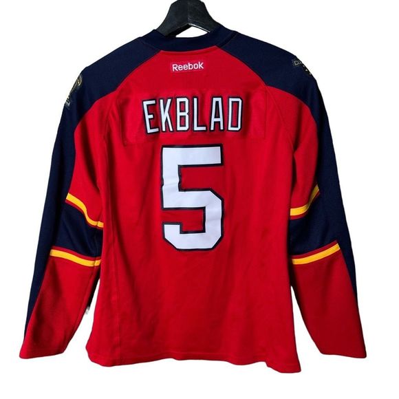 NHL Reebok Florida Panthers Ekblad Jersey Womens Medium - Picture 3 of 3